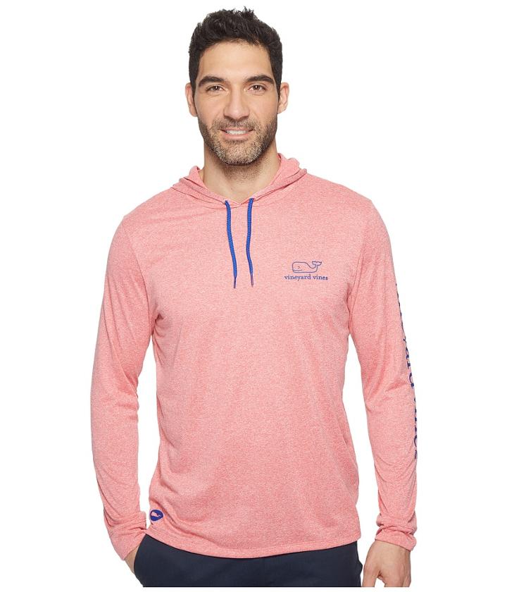 Vineyard Vines - Long Sleeve Performance Heather Whale T-shirt