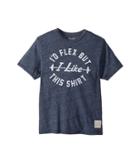 The Original Retro Brand Kids - I'd Flex But I Like This Shirt Short Sleeve Mocktwist Tee