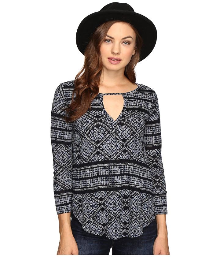Lucky Brand - Geo Printed Top