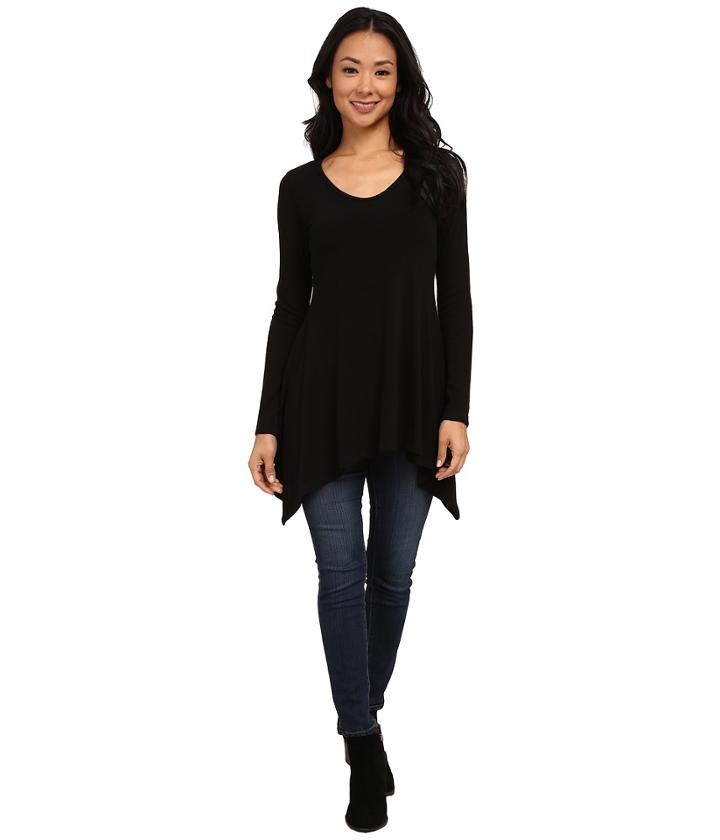 Karen Kane - Long Sleeve Handkerchief Top