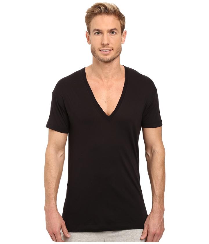 2(x)ist - Pima Slim Fit Deep V-neck T-shirt