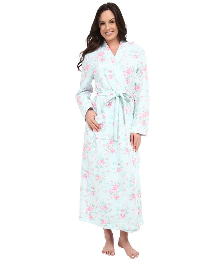 Carole Hochman - Diamond Quilt Long Robe