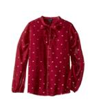 Tommy Hilfiger Kids - Bow Printed Tie Neck Top