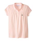 Lacoste Kids - Short Sleeve Classic Pique Polo With Gathering Detail