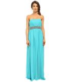 Calvin Klein - Strapless Gown With Sequin At Waist Cd6b2zrz