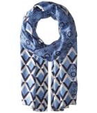 Tory Burch - Logo Mosaic And Signature Print Oblong