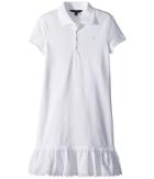 Polo Ralph Lauren Kids - Eyelet-hem Mesh Polo Dress