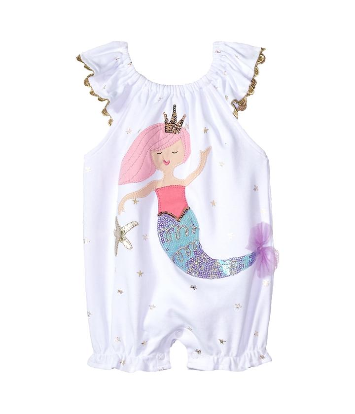 Mud Pie - Mermaid Flutter Sleeve Bubble
