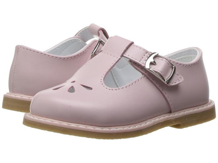 Baby Deer - Leather T-strap With Perforations