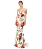 Philipp Plein - Floral Sleeveless Long Dress