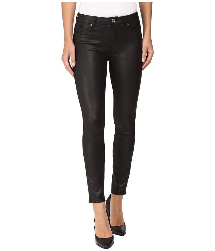 7 For All Mankind - Knee Seam Skinny In Black