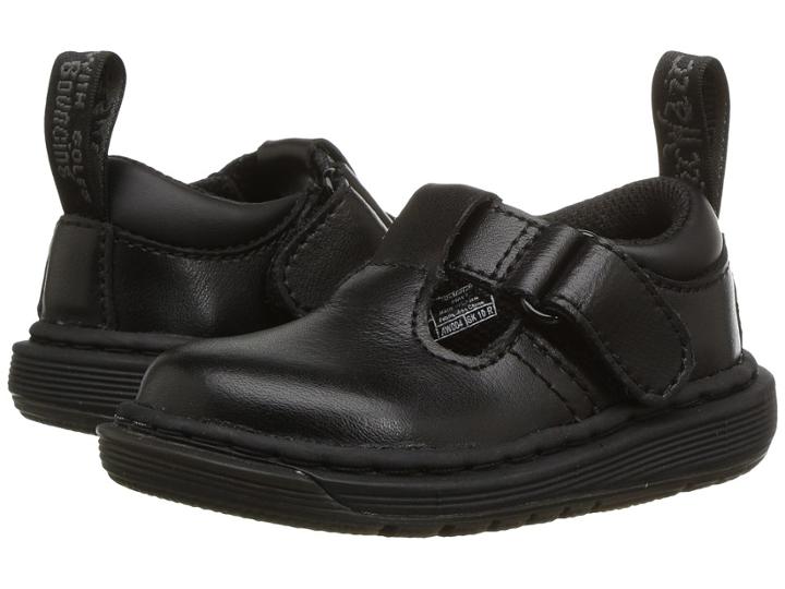 Dr. Martens Kid's Collection - Ryan Plain Toe T-bar Shoe