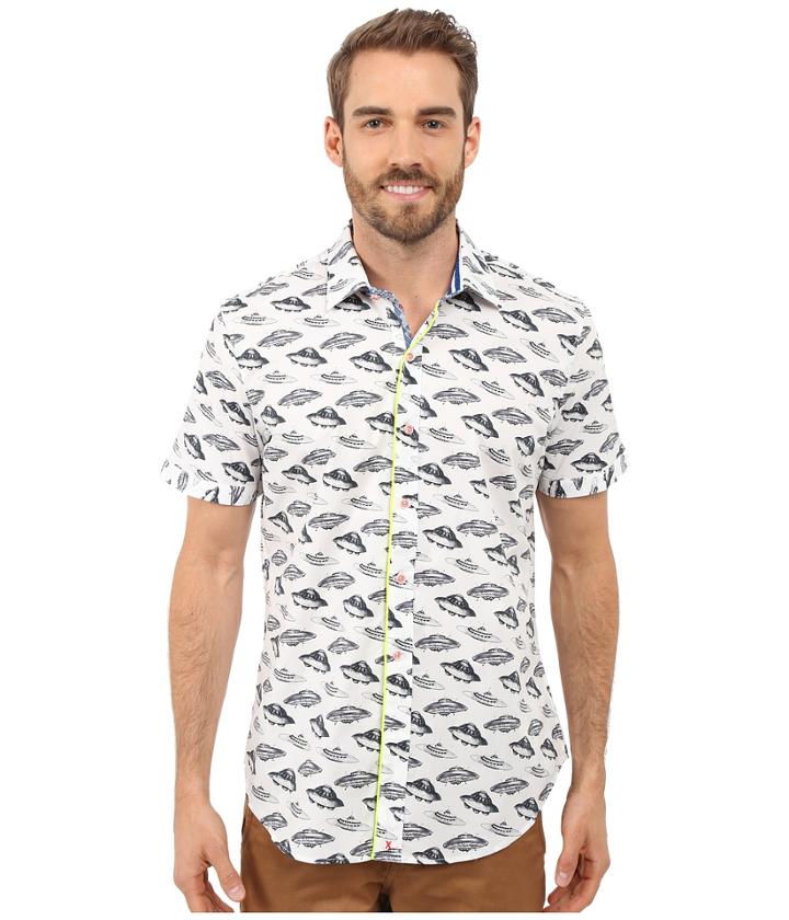 Robert Graham - Spaceships Short Sleeve Shirt
