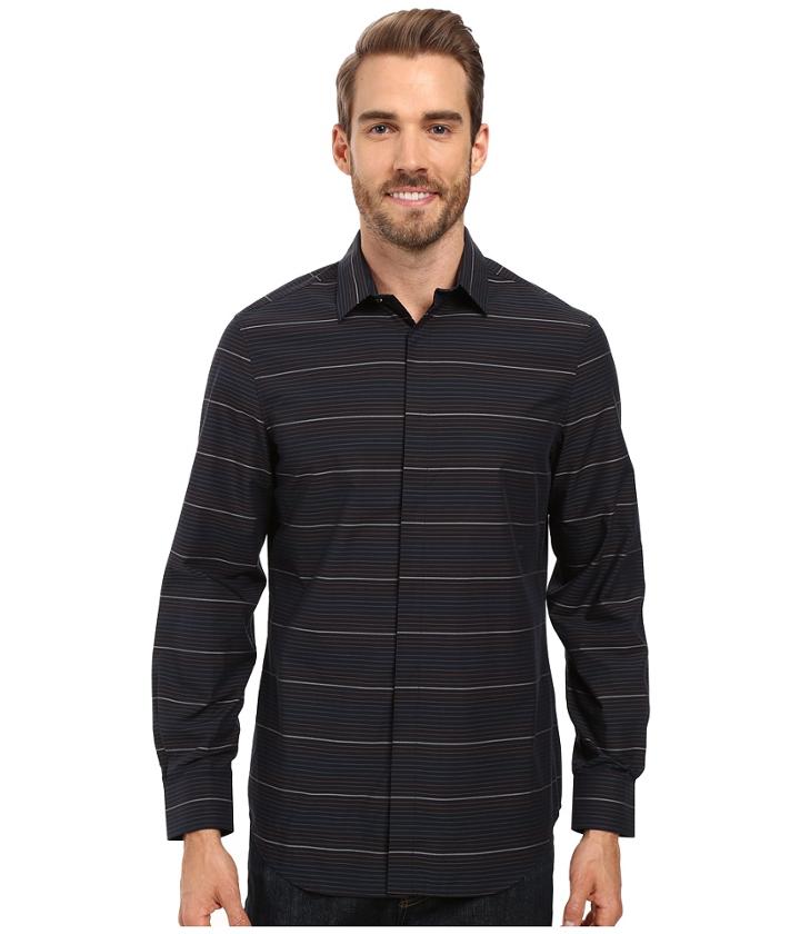 Perry Ellis - Ombre Stripe Shirt