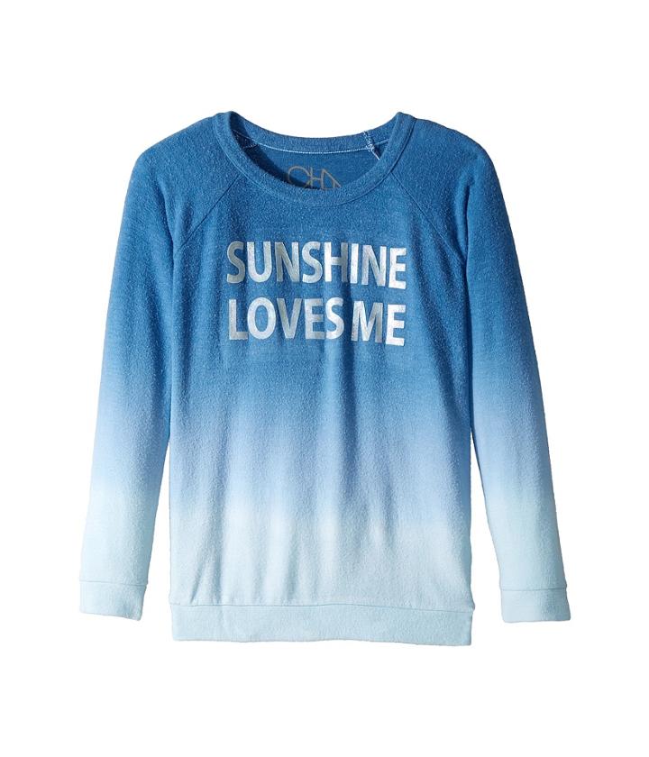 Chaser Kids - Love Knit Raglan Sunshine Loves Me Pullover