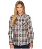 Roper - 1204 Chocolate And Turquoise Plaid
