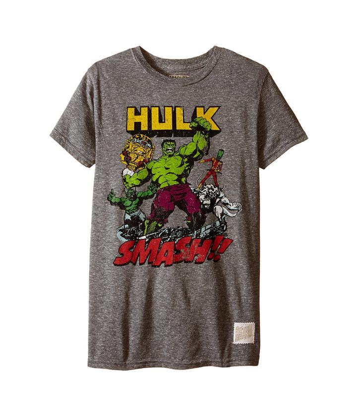 The Original Retro Brand Kids - Short Sleeve Tri-blend Hulk Smash Tee