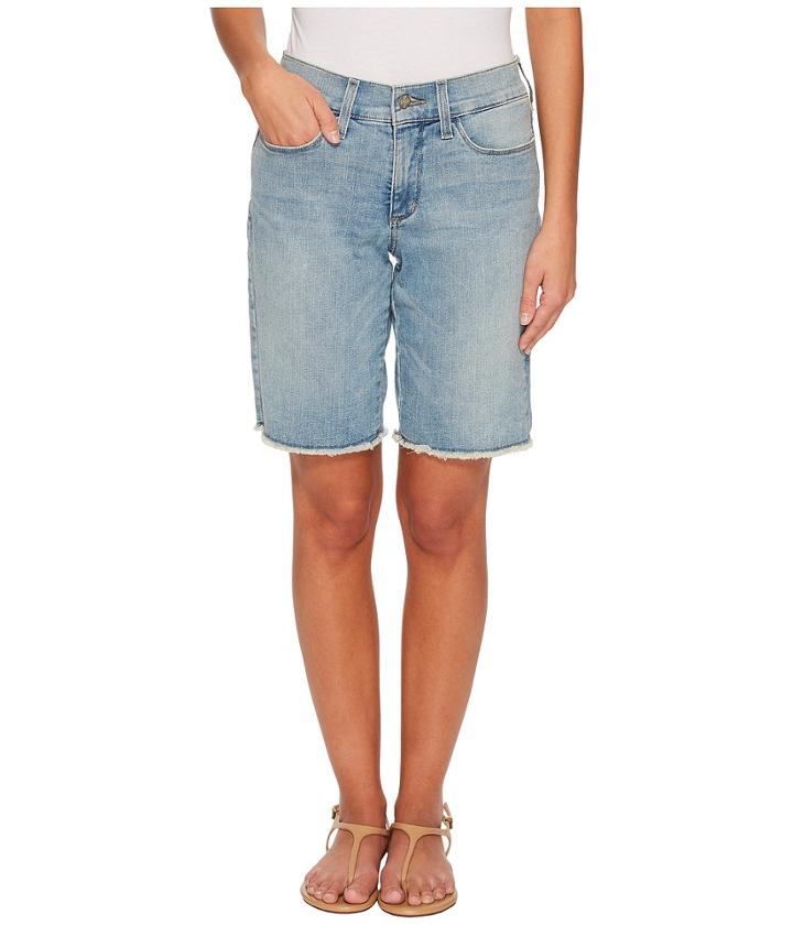 Nydj Petite - Petite Briella Shorts W/ Fray Hem In Westland