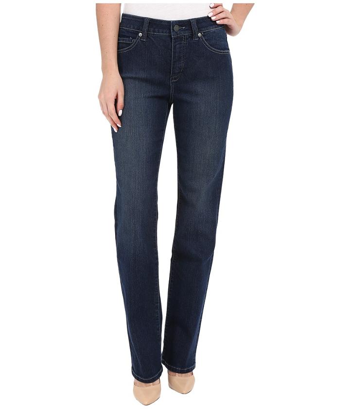 Miraclebody Jeans - Six-pocket Abby Straight Leg Jeans In Seattle Blue