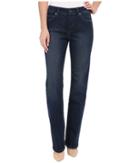 Miraclebody Jeans - Six-pocket Abby Straight Leg Jeans In Seattle Blue