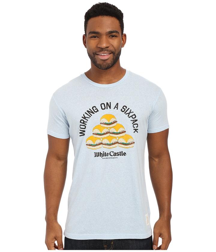 The Original Retro Brand - Tri-blend Short Sleeve White Castle Tee