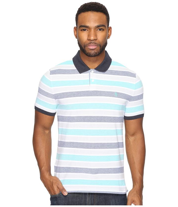 Original Penguin - Short Sleeve Birdseye Wide Stripe Polo