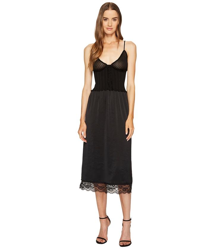 Mcq - Knit Lace Slip Dress
