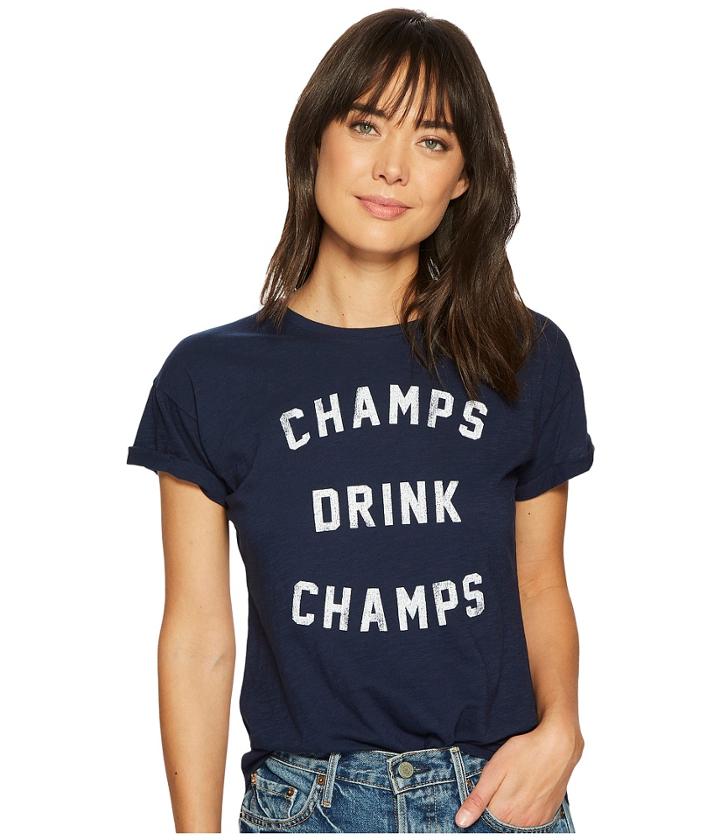 The Original Retro Brand - Champs Drinks Champs Short Sleeve Slub T-shirt