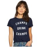 The Original Retro Brand - Champs Drinks Champs Short Sleeve Slub T-shirt