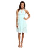 Donna Morgan Sophie Beaded Halter Dress