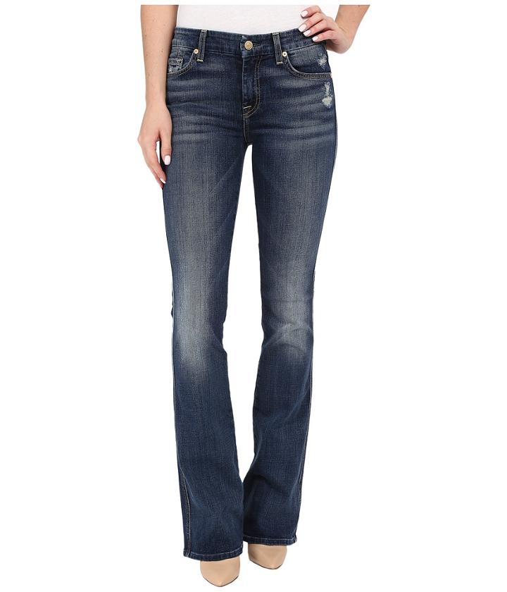 7 For All Mankind - A Pocket With Contrast A And Distress In Crete Island