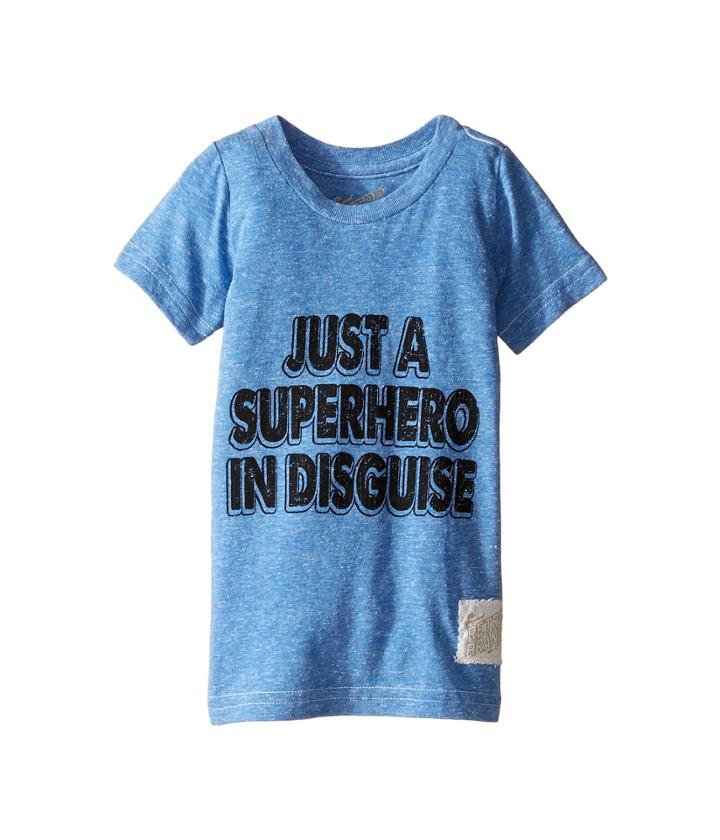 The Original Retro Brand Kids - Superhero In Disguise Short Sleeve Tri-blend Tee