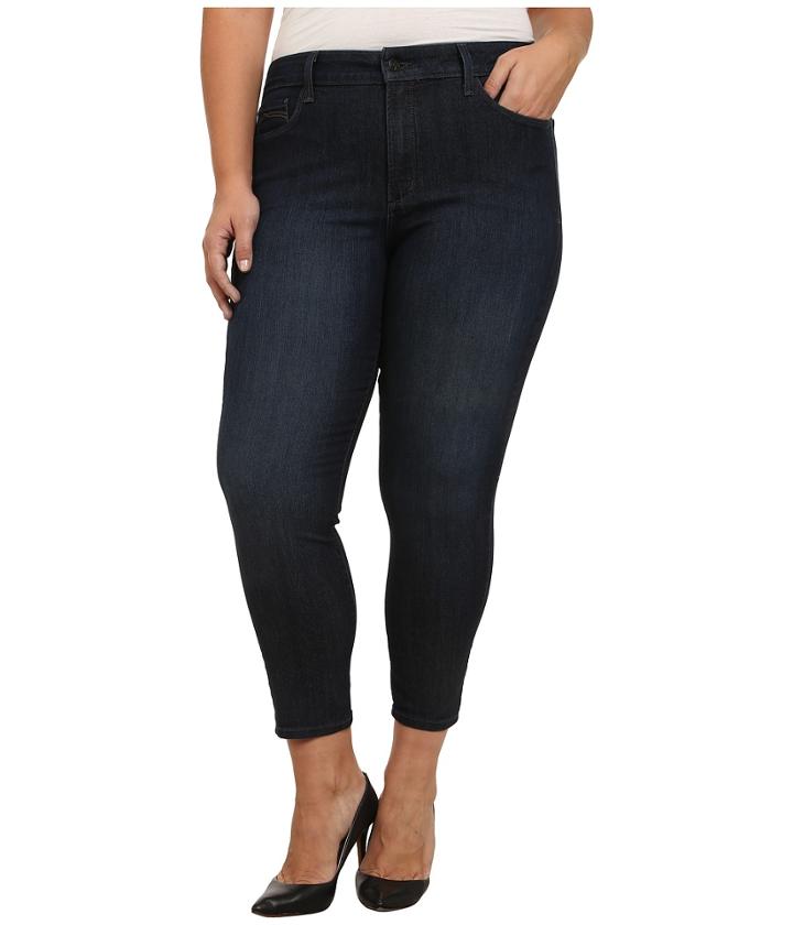 Nydj Plus Size - Plus Size Clarissa Ankle Jean In Dark Enzyme