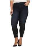 Nydj Plus Size - Plus Size Clarissa Ankle Jean In Dark Enzyme