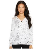 Ivanka Trump - Printed Georgette Long Sleeve Blouse