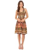 Christin Michaels - Faye Sleeveless Racerback Dress With Back Detail