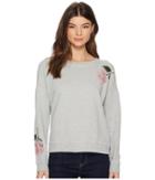 Michael Stars - French Terry Reversible Pullover With Flowers