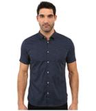 John Varvatos Star U.s.a. - Slim Fit Mini Collar Short Sleeve Sport Shirt W508s1l
