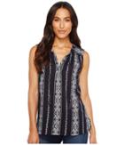 Dylan By True Grit - Vintage Vines Sleeveless Washed Tunic
