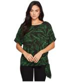 Michael Michael Kors - Abstract Palm Tie Top