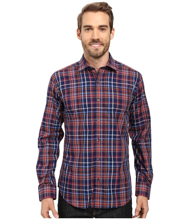 Bugatchi - Benito Long Sleeve Woven Shirt