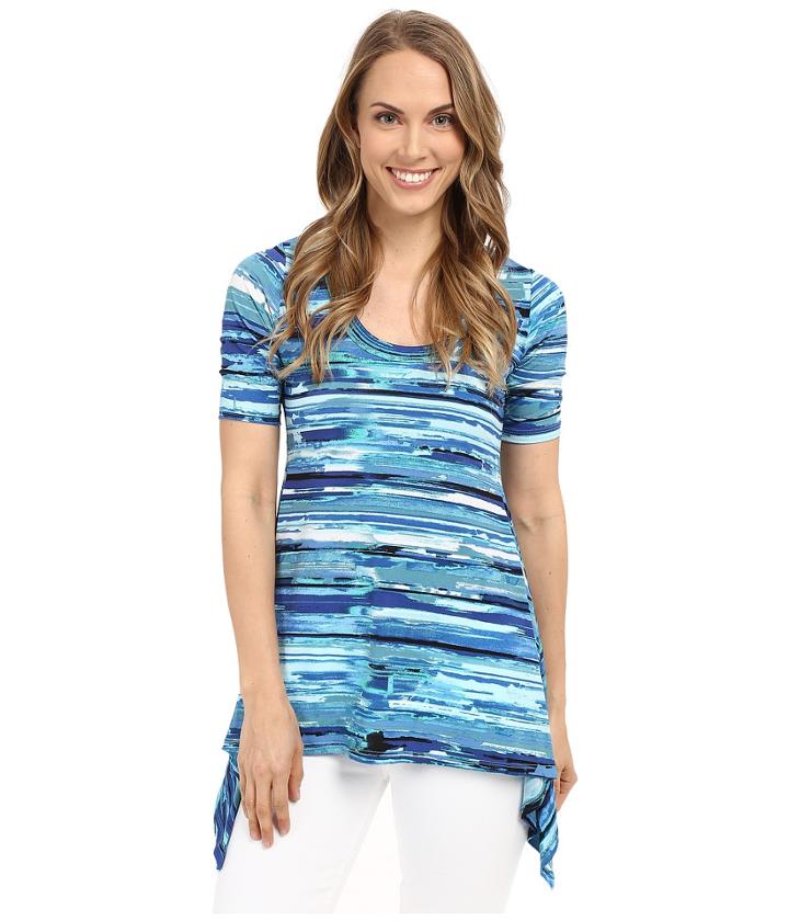 Karen Kane - Painted Water Handkerchief Top
