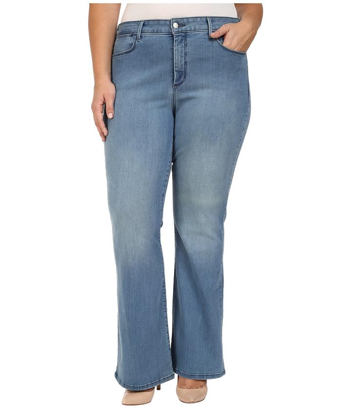 Nydj Plus Size - Plus Size Farrah Flared Jeans In Monaco