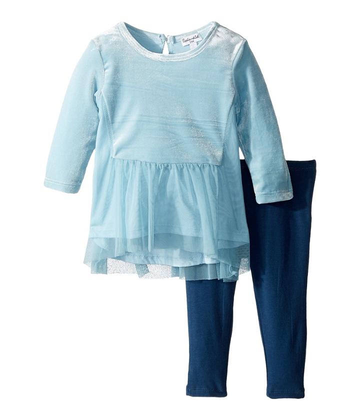 Splendid Littles - Velour/tulle Leggings Set