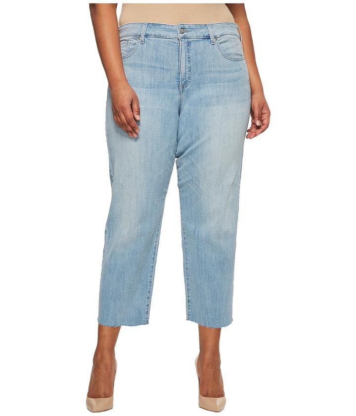 Nydj Plus Size - Plus Size Jenna Straight Ankle W/ Raw Hem In Wanderlust