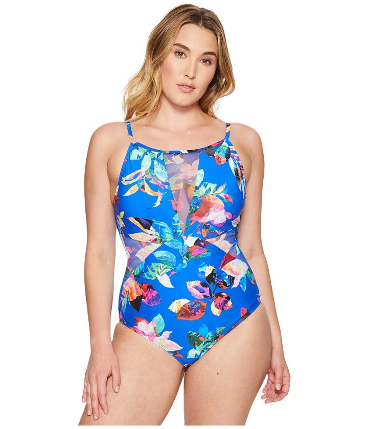 La Blanca - Plus Size Havana Tropics U-back Ots Mio