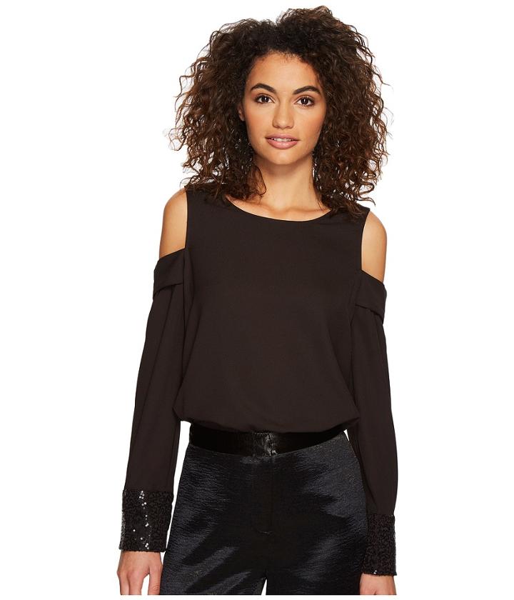 Kensie - Smooth Stretch Crepe Top Ksdk4357