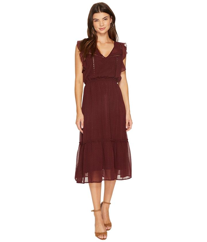 Bb Dakota - Carra Printed Ruffle Dress