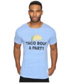 The Original Retro Brand - Taco Bout A Party Short Sleeve Tri-blend Tee