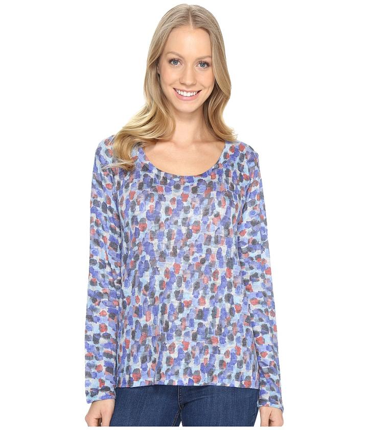 Nally &amp; Millie - Spotted Print Long Sleeve Top